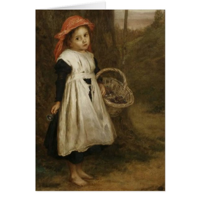 Een Bloemenmeisje Barefoot (Voorkant)