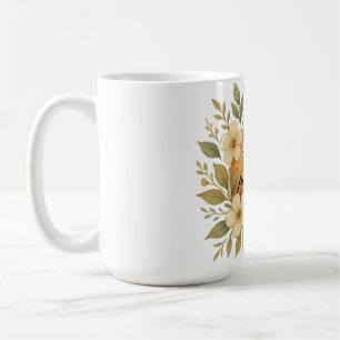 Een bloemenpompoen is een heerlijke mix koffiemok
