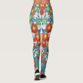 Een  bloemenspel "Ratti_Creative_Arts" Leggings (Achterkant)