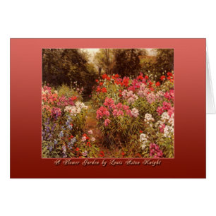 Een bloementuin van Louis Aston Knight