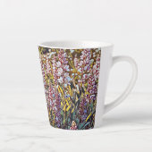 Een bloemenveld - Latte Mok (Rechts)