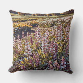 Een bloemenveld - Sierkussen