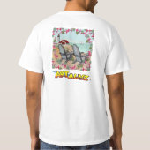 Een bloemige middag vuurtoren t-shirt (Achterkant)