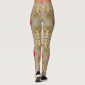 Een bloemmotief "Ratti_Creative_Arts" Leggings (Achterkant)