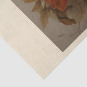 Een bloemrijke Highland Koe serie Design 5 Tissuepapier (Detail)