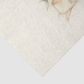 Een bloemrijke naaimachine serie ontwerp #9 tissuepapier (Detail)