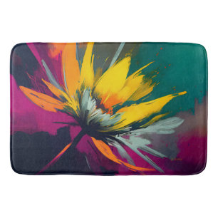 Een bloemrijke odyssee – Expressieve bloei in bewe Badmat