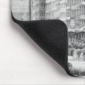 Een blok gebouwen in Chicago ophalen Muismat (Hoek)