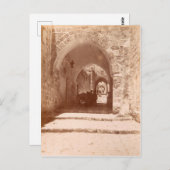 Een blokstraat in Jeruzalem Briefkaart (Voorkant / Achterkant)