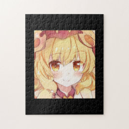 Een blond meisje glimlachen met amberkleurige ogen legpuzzel
