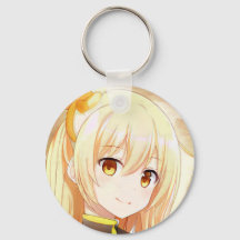 Een blond meisje glimlachen met amberkleurige ogen