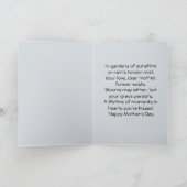 Een Blooming Eerbetoon aan Mam Bedankkaart (Binnen)