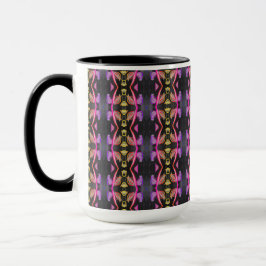 Een blote Mok met een kleine patterned koffie