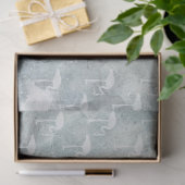 Een Blue Alice in Wonderland Series Design 13 Tissuepapier (Geschenk)