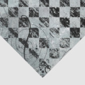 Een Blue Alice in Wonderland Series Design 9 Tissuepapier (Detail)