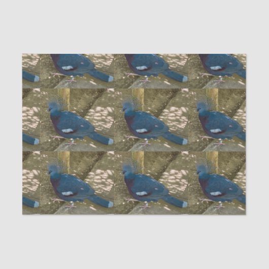 Een Blue Bird tissue papier (Voorkant)