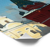 Een Blue & Gold Dragon bezoekt Moskou Perfect Poster (Hoek)