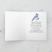 Een Blue Jay persoonlijkheid Verjaardag Fun Bird Kaart (Binnen)