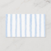 Een Blue Jean Baby shower Luier Raffle Kaart (Achterkant)