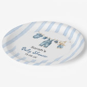 Een Blue Jean Baby shower Papieren Bordje (Gekanteld)