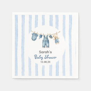 Een Blue Jean Baby shower Servet