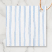 Een Blue Jean Boy Baby shower Bedankjes Labels (Achterkant)