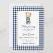 Een Blue Jean Boy Baby shower Kaart (Voorkant)