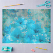 Een Blue Shabby Chic Ephemera Design Series 11 Tissuepapier (Craft)