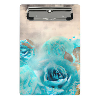 Een Blue Shabby Chic Ephemera Design Series 7 Mini Klembord