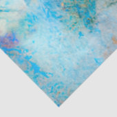 Een Blue Shabby Chic Ephemera Design Series 9 Tissuepapier (Detail)