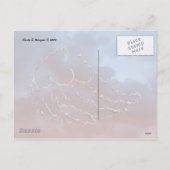 Een Bluebird's kerst. Feestdagenkaart (Achterkant)