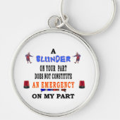 EEN BLUNDER SLEUTELHANGER (Voorkant)