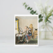 Een Blunt Razor, pub. door Hunt, 1827 (gekleurd et Briefkaart (Staand voorkant)