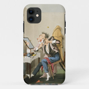 Een bluntse razor, pub. door Hunt, 1827 (gekleurd  iPhone 11 Hoesje