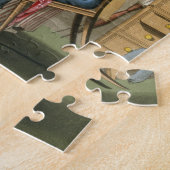 Een bluntse razor, pub. door Hunt, 1827 (gekleurd  Legpuzzel (Zijkant)