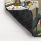 Een bluntse razor, pub. door Hunt, 1827 (gekleurd  Muismat (Hoek)