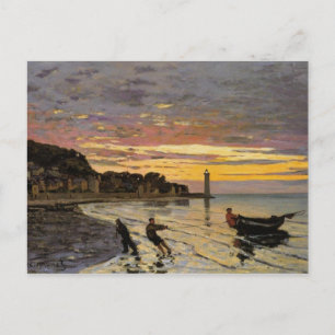 Een Boat Ashore, Honfleur Briefkaart