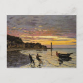 Een Boat Ashore, Honfleur Briefkaart (Voorkant)