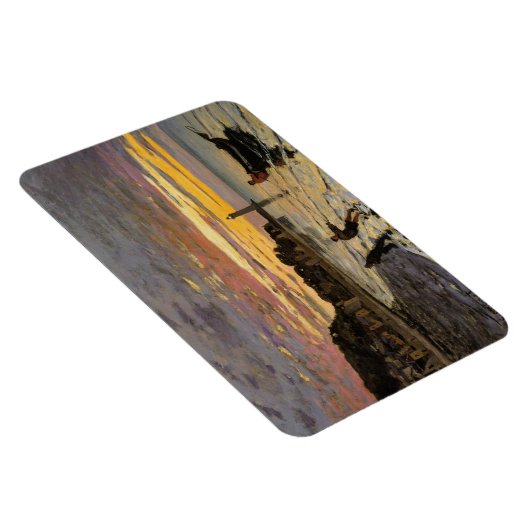 Een Boat Ashore, Honfleur Magneet (Rechterzijde)