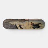 Een Boat Ashore, Honfleur Persoonlijk Skateboard (Horizontaal)