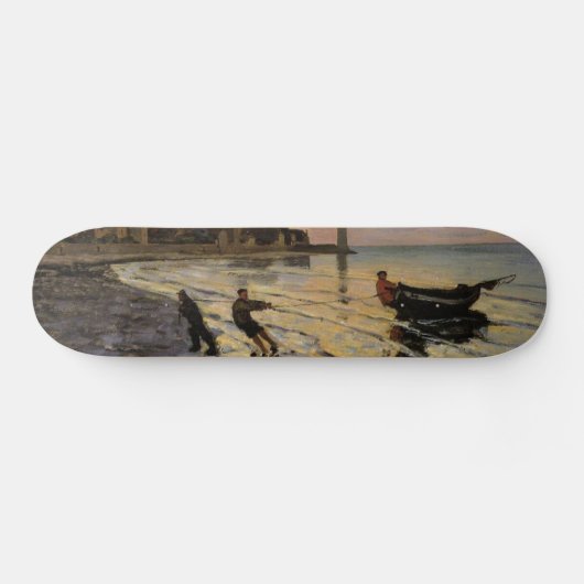 Een Boat Ashore, Honfleur Persoonlijk Skateboard (Horizontaal)