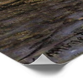 Een Boat Ashore, Honfleur Poster (Hoek)