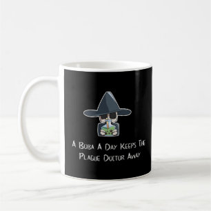 Een Boba per dag houdt de Pest Doctor weg Bubble T Koffiemok