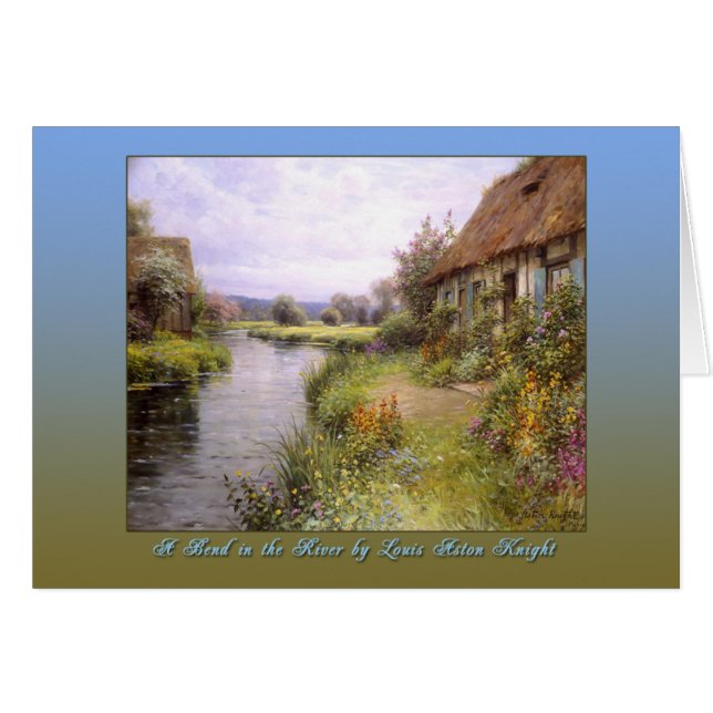 Een bocht in de rivier door Louis Aston Knight (Voorkant Horizontaal)