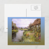 Een bocht in de rivier door Louis Aston Knight Briefkaart (Voorkant / Achterkant)