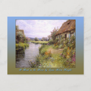 Een bocht in de rivier door Louis Aston Knight Briefkaart