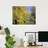 Een bocht van de Epte, Giverny van Claude Monet Poster (Thuiskantoor)