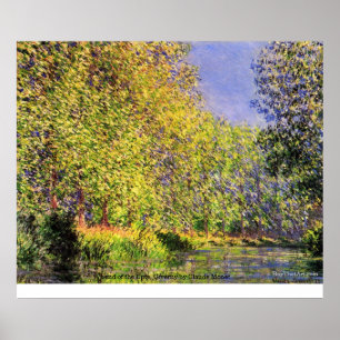 Een bocht van de Epte, Giverny van Claude Monet Poster