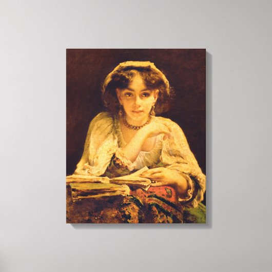 Een bochtig moment canvas afdruk (Voorkant)