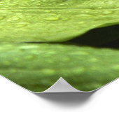 Een Boeddha-beeld in een Meditation Garden Poster (Hoek)